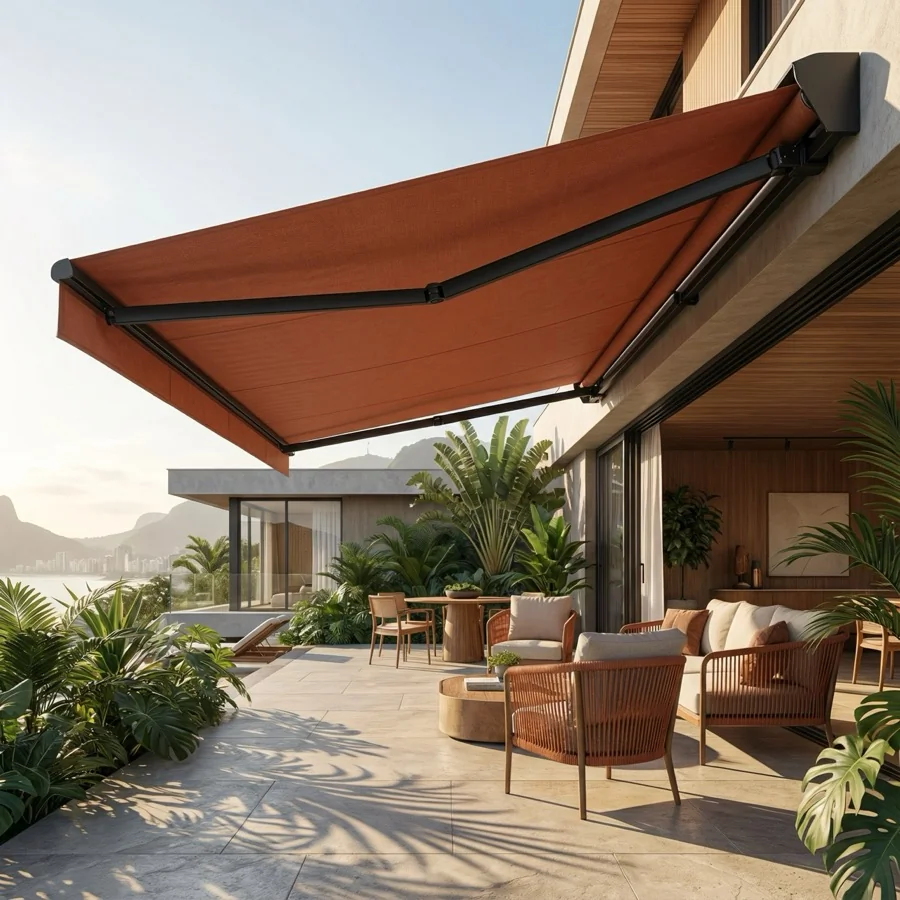 Toldo Fixo de Lona Sintética PVC — Innova Toldos